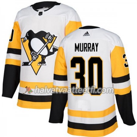 Miesten NHL Pittsburgh Penguins Pelipaita Matt Murray 30 Adidas 2017-2018 Valkoinen Authentic